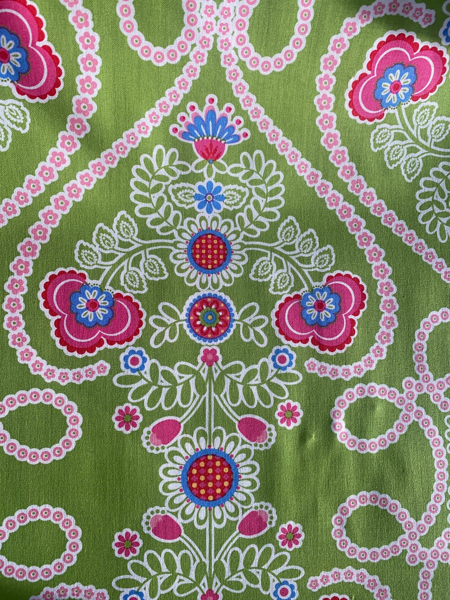 Michael Miller Ooh la la Coeur de Fleurs Green