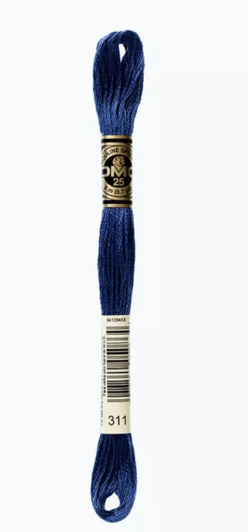 DMC Embroidery Thread Dark Polar Blue 311