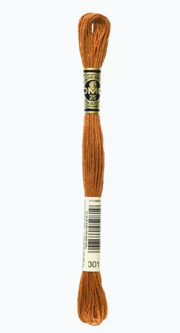 DMC Embroidery Thread Metallic Squirrel 301