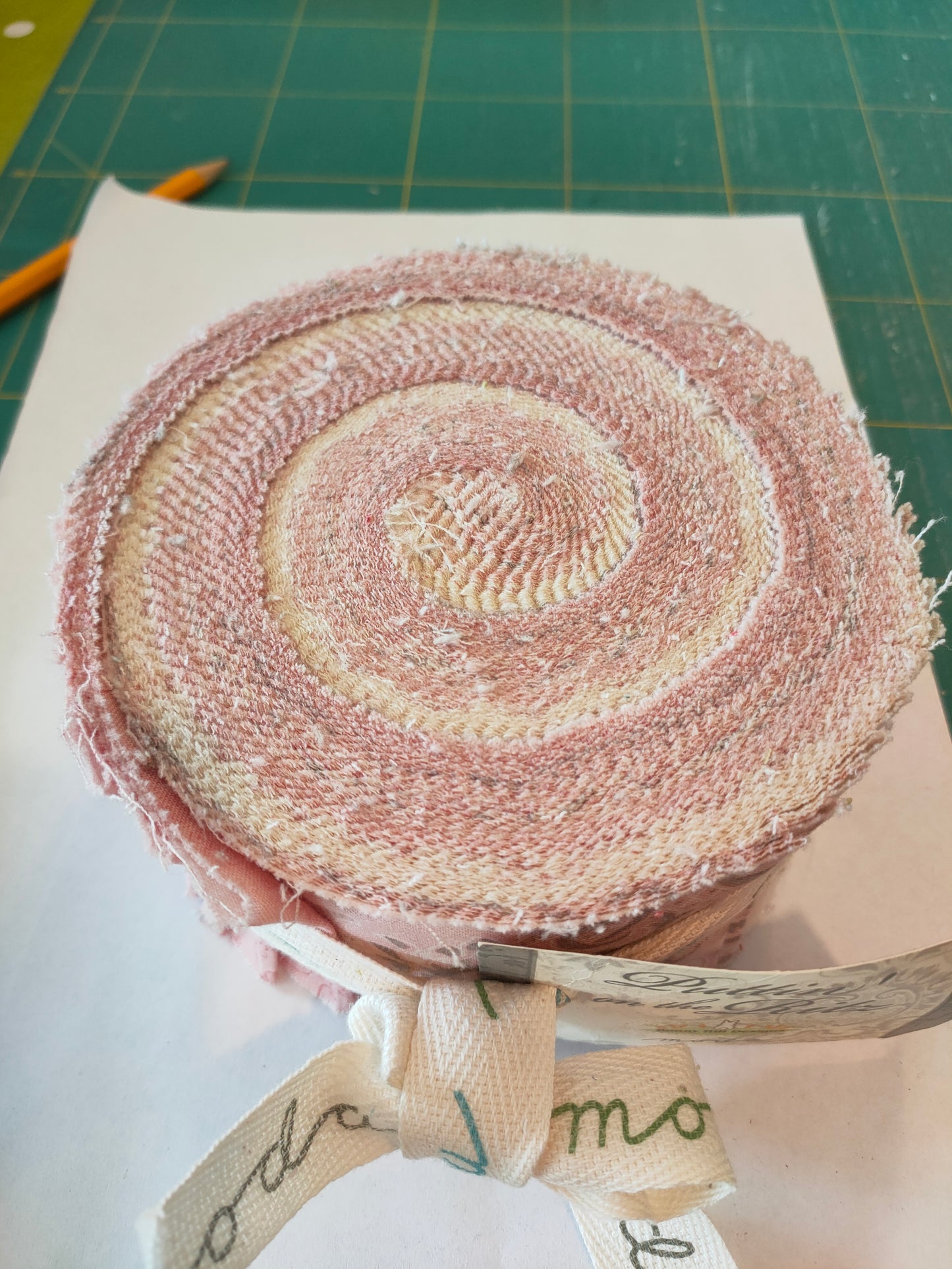 Moda Jelly Roll Puttin' On The Ritz Pink by Bunny Hill Designs