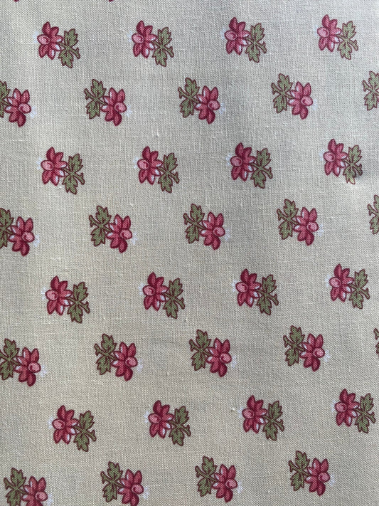 Andover Fabrics Need'l Love Pink Flower