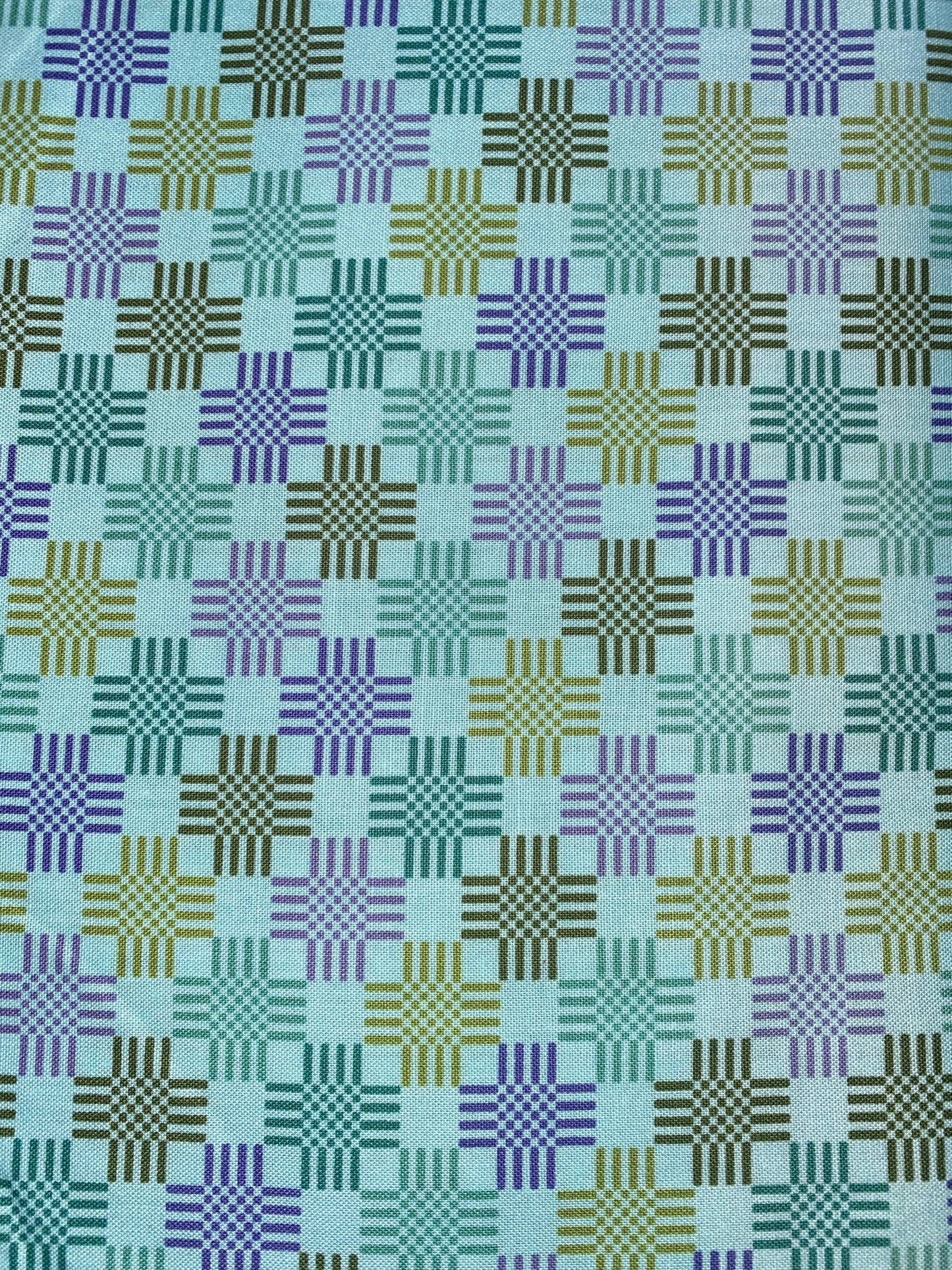 Moda Terrain Checkers Green and Purple