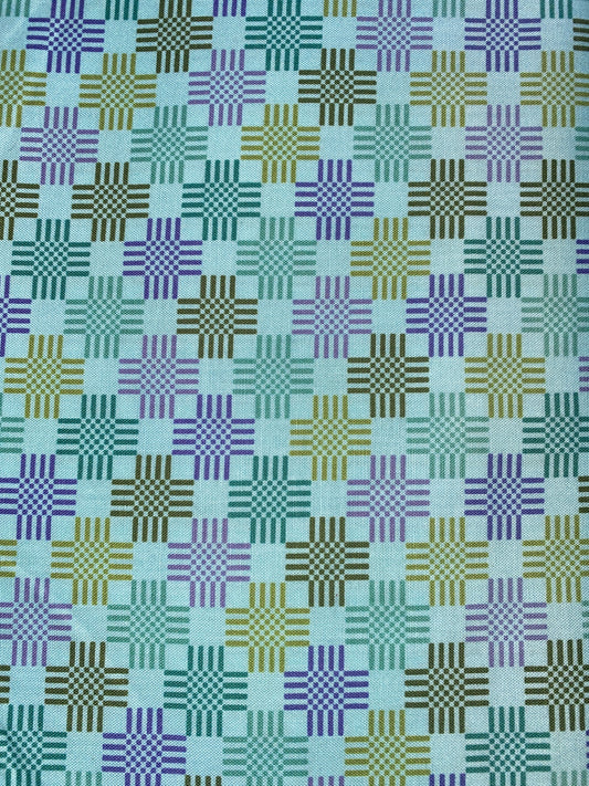 Moda Terrain Checkers Green and Purple