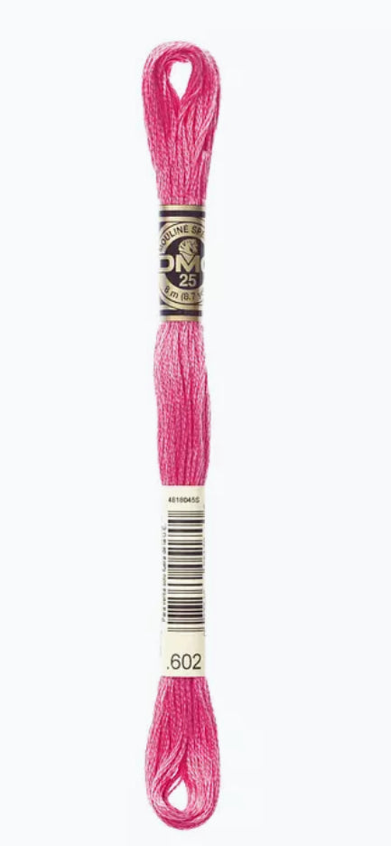 DMC Embroidery Thread Pink Verbina 602