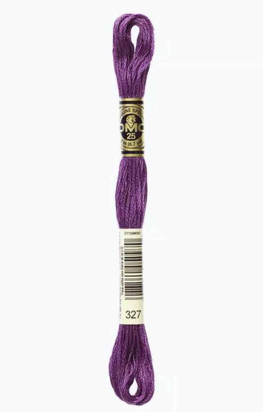 DMC Embroidery Thread Dark Purple 327