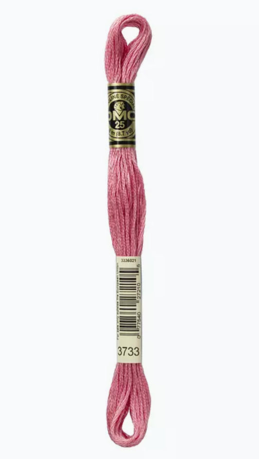 DMC Embroidery Thread Pink Hollyhock 3733