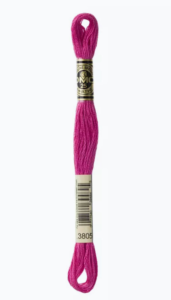 DMC Embroidery Thread Fuschia 3805