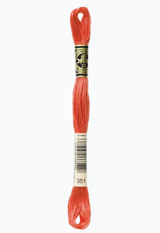 DMC Embroidery Thread Coral 351