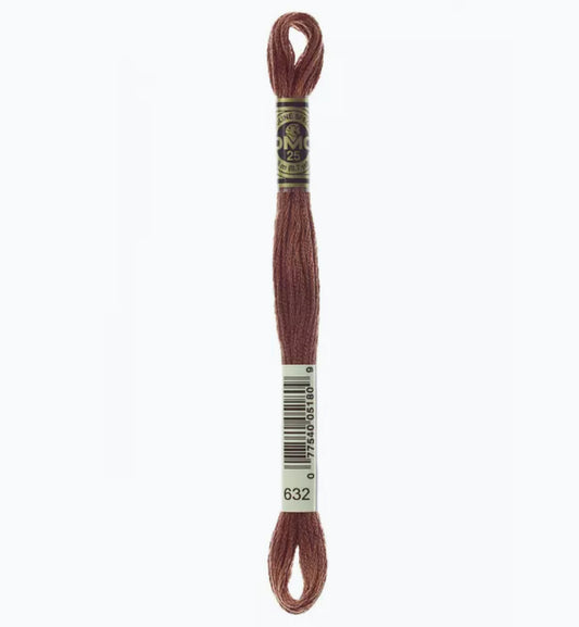 DMC Embroidery Thread Cocoa 632