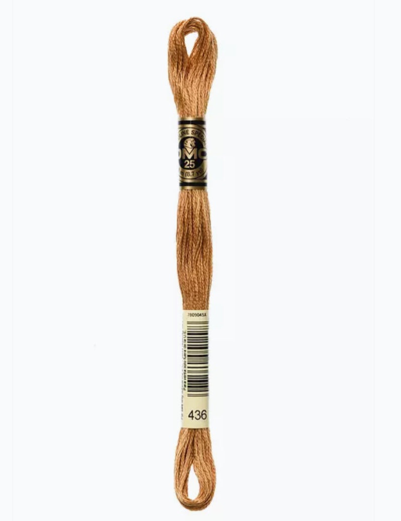 DMC Embroidery Thread Metallic Teddy 436