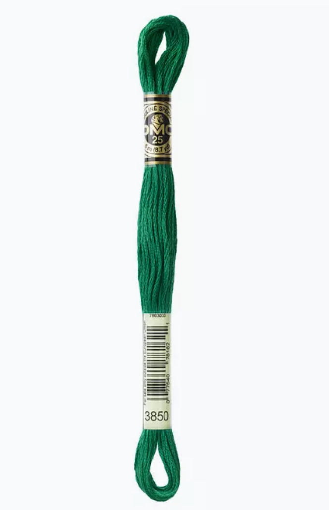 DMC Embroidery Thread Emerald 3850