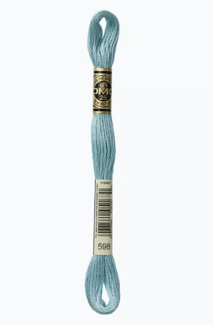 DMC Embroidery Thread Pale Lagoon 598