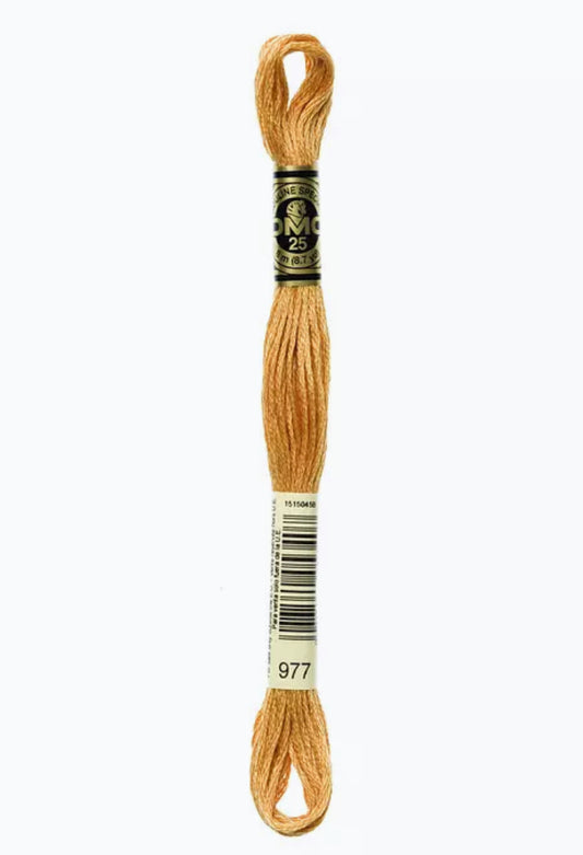 DMC Embroidery Thread Caramel 977