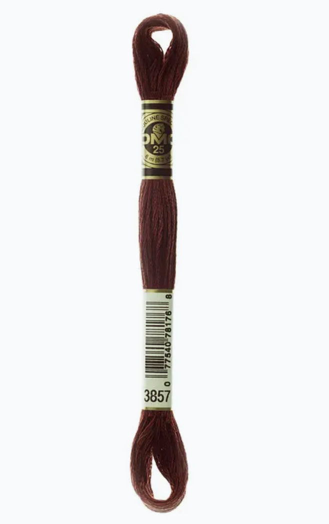 DMC Embroidery Thread Oxblood 3857