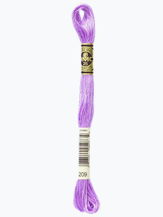 DMC Embroidery Thread Lilac 209