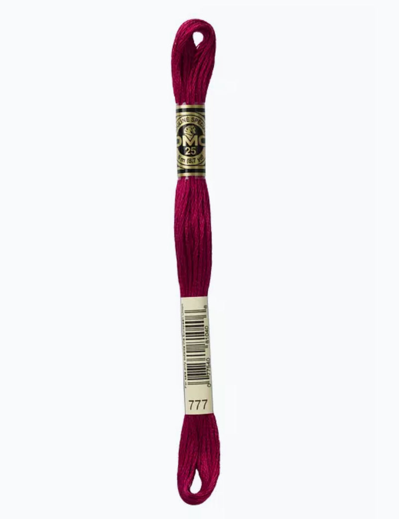 DMC Embroidery Thread Wine 777