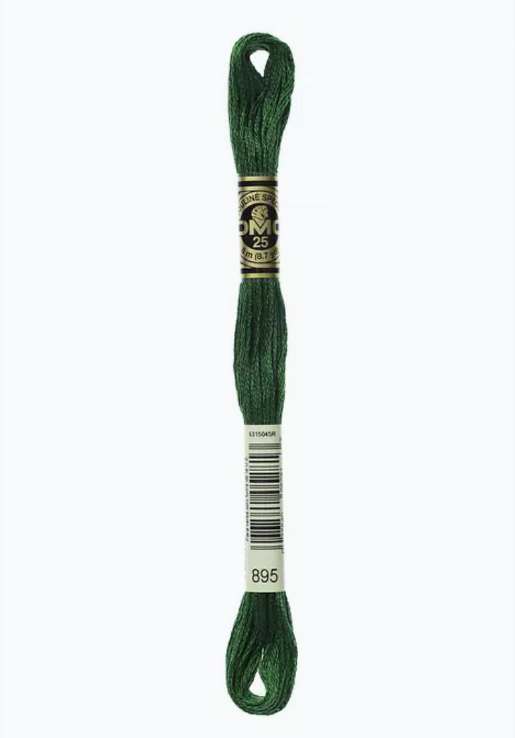 DMC Embroidery Thread Bottle Green 895