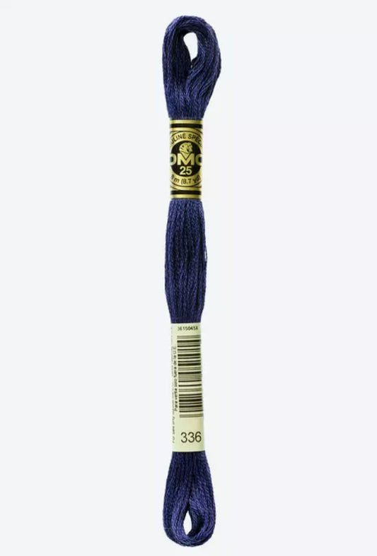 DMC Embroidery Thread Indigo Blue 336