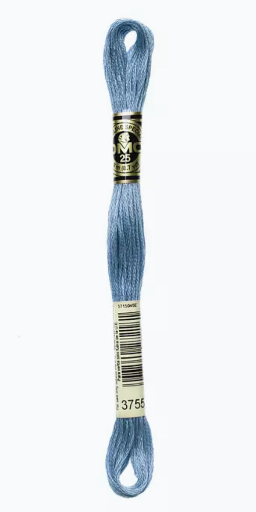 DMC Embroidery Thread Pastel Blue 3755