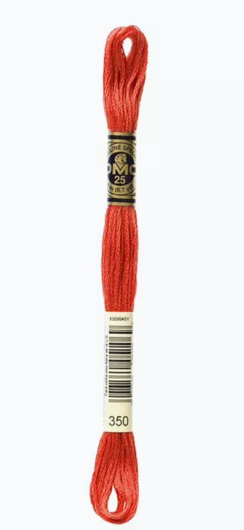 DMC Embroidery Thread Vermillion 350