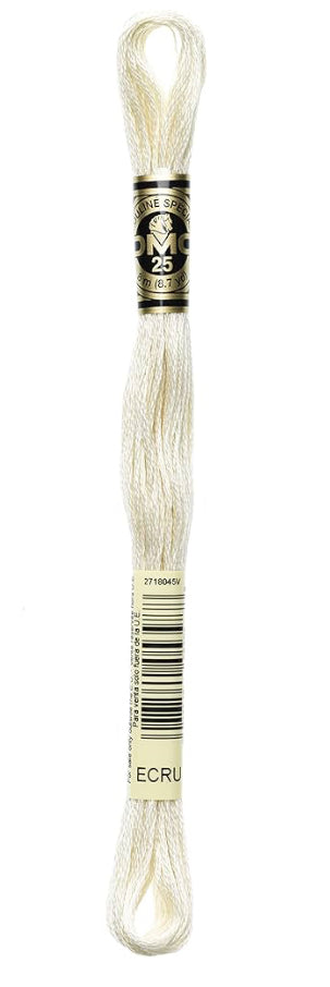 DMC Embroidery Thread White Ecru