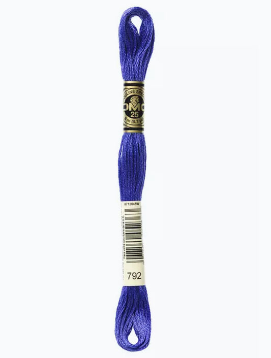 DMC Embroidery Thread China Blue 792