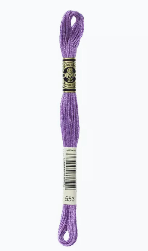 DMC Embroidery Thread Violet Amethyst 553