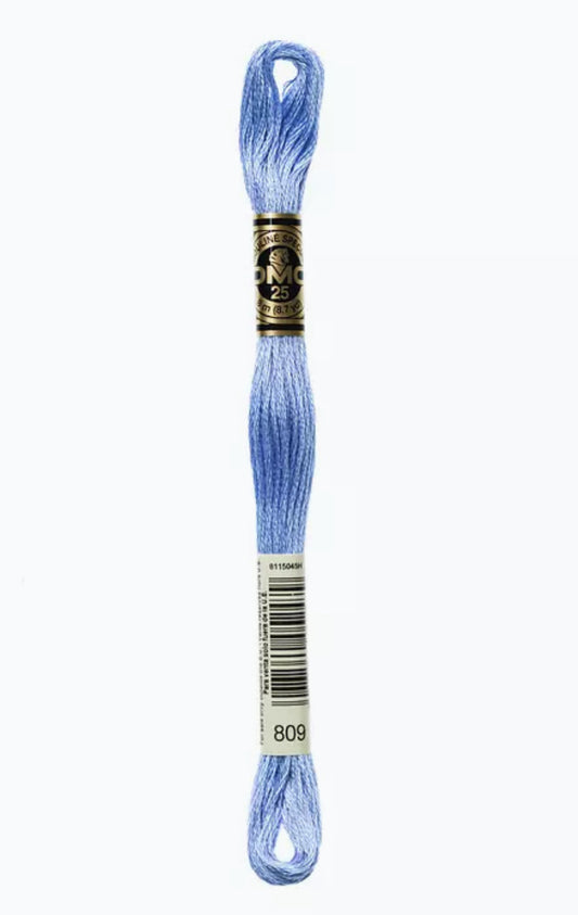 DMC Embroidery Thread Soft Blue 809