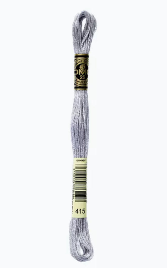 DMC Embroidery Thread Metallic Chrome 415