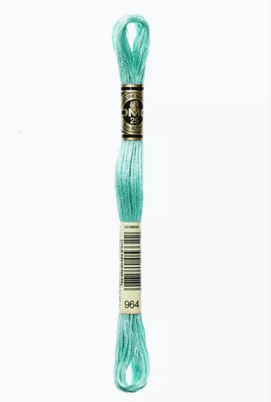 DMC Embroidery Thread Sea Green 964