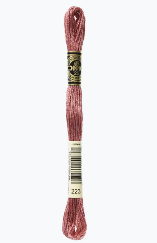 DMC Embroidery Thread Granite Pink 223