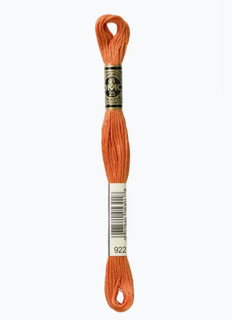 DMC Embroidery Thread Terracotta 922