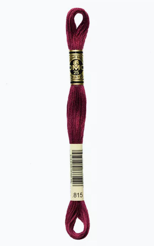 DMC Embroidery Thread Cherry Red 816