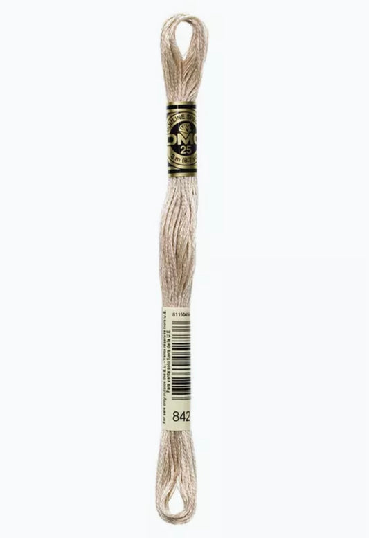 DMC Embroidery Thread Beige Rope 842