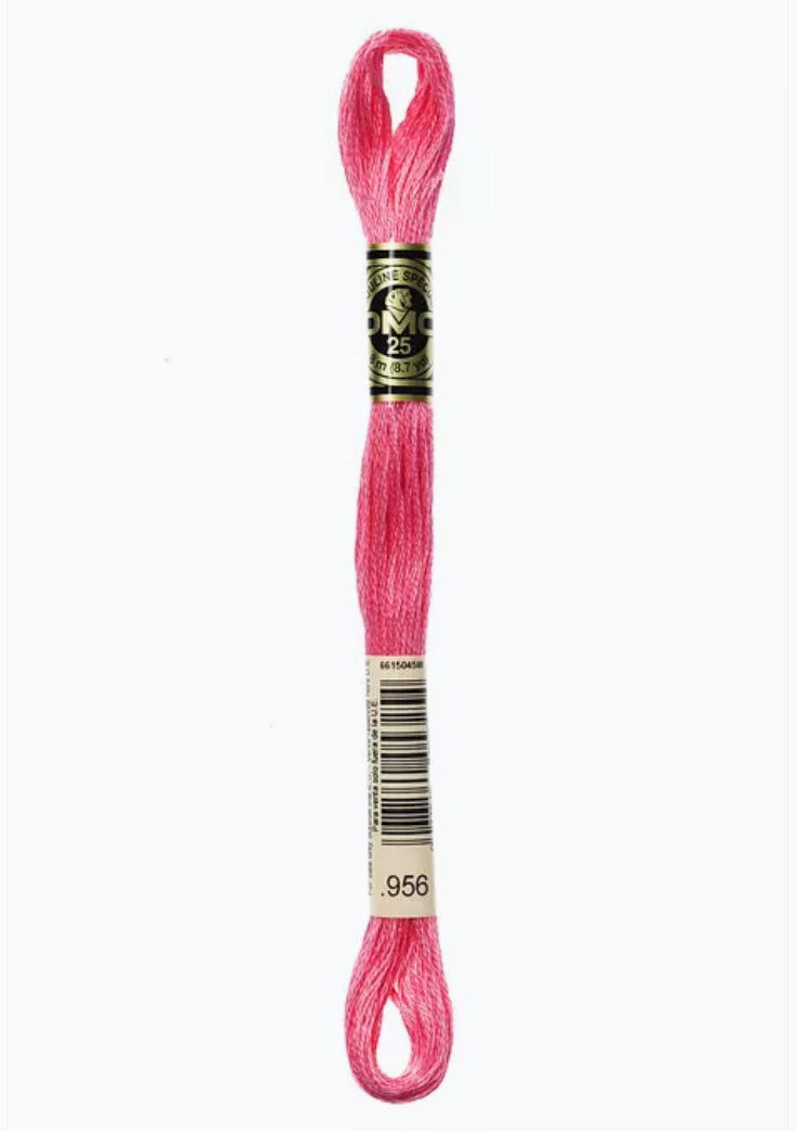 DMC Embroidery Thread Hot Pink 956