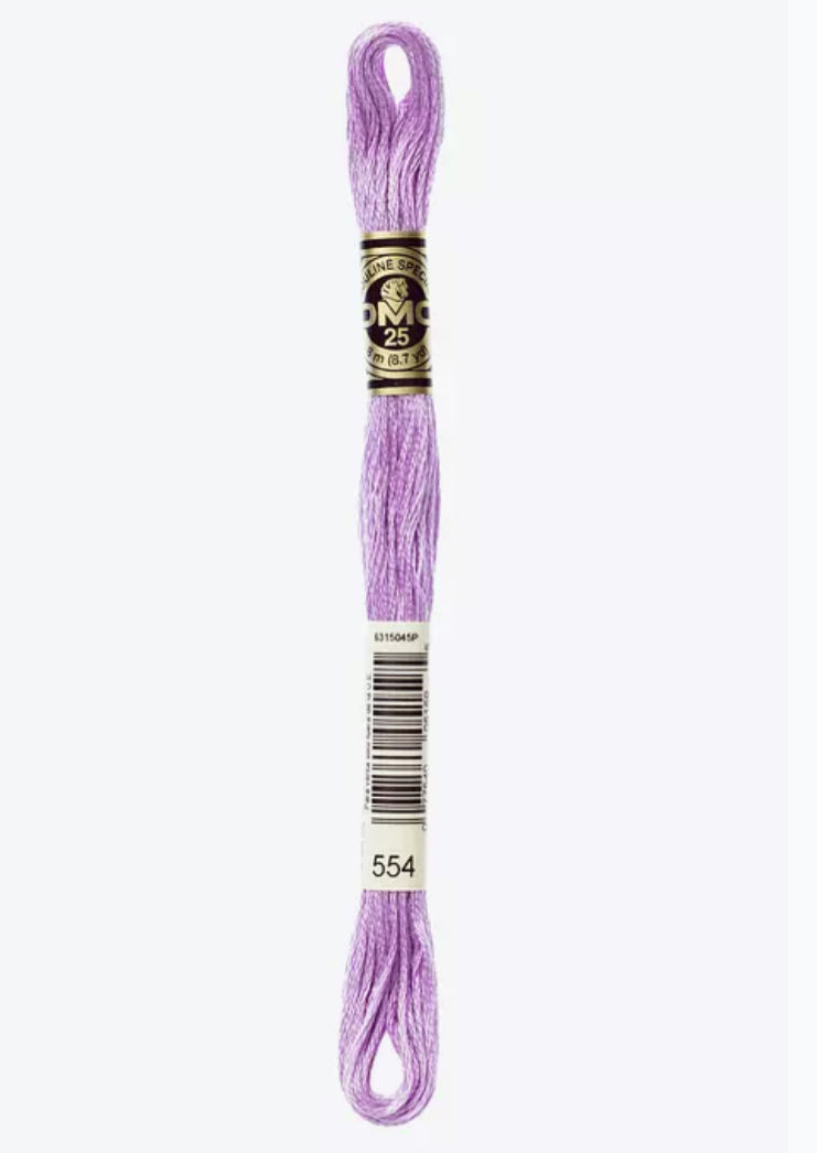 DMC Embroidery Thread Patel Purple 554