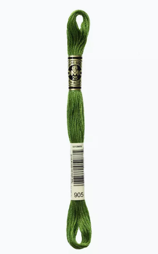 DMC Embroidery Thread Budgie Green 905