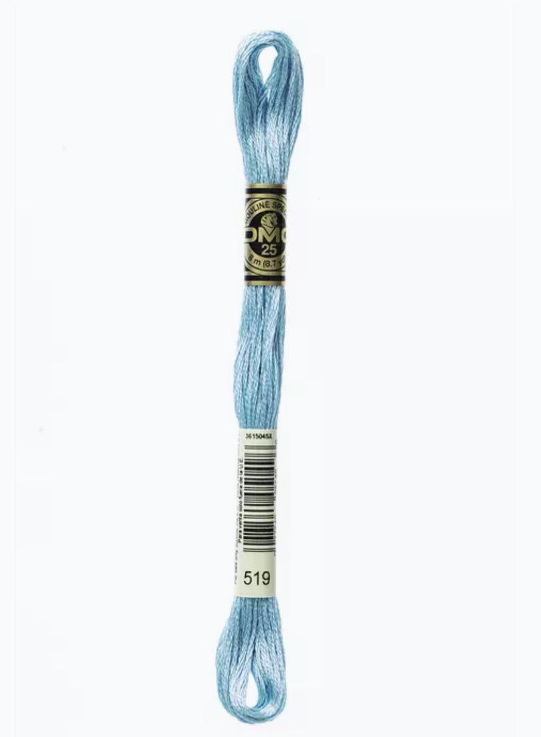 DMC Embroidery Thread Bluish Spray 519