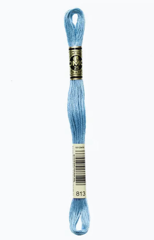 DMC Embroidery Thread Gallic Blue 813