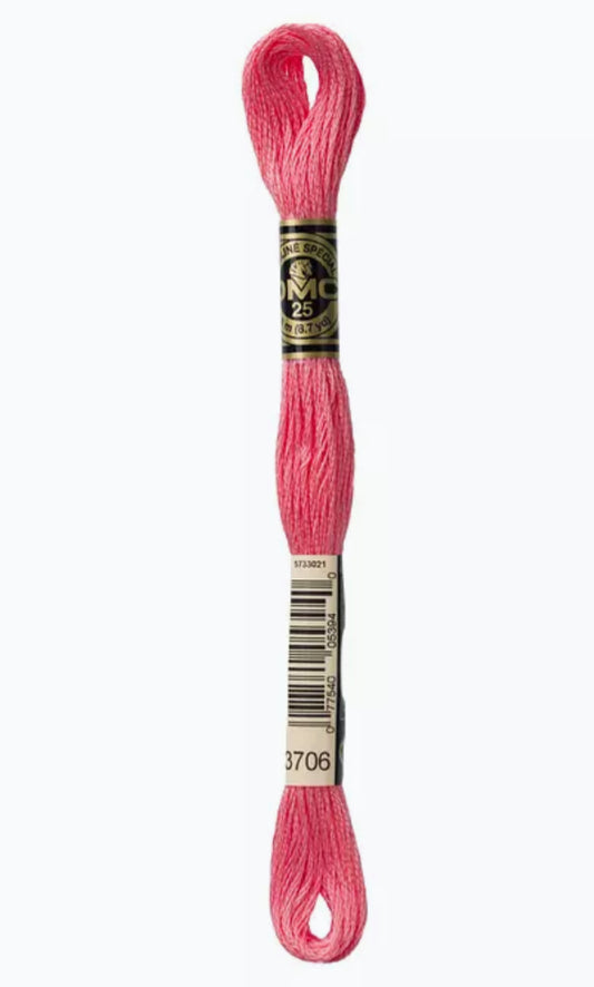 DMC Embroidery Thread Flamingo 3706