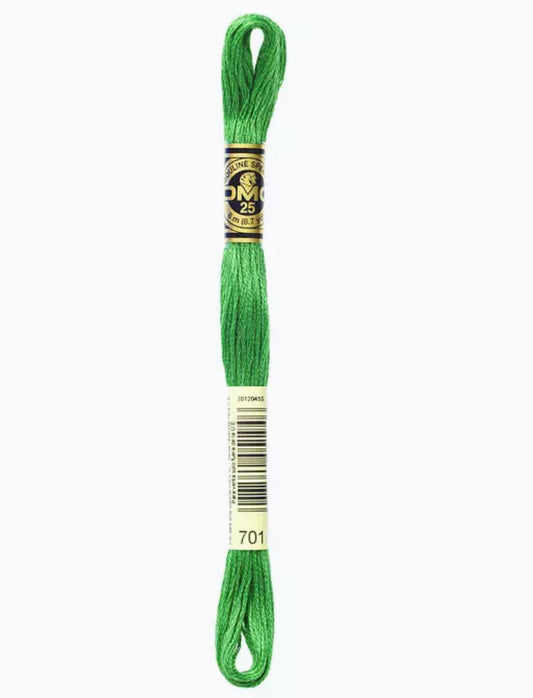 DMC Embroidery Thread Grass 701