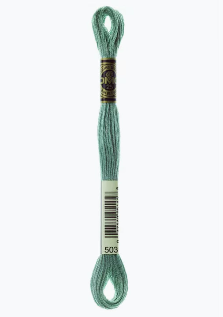 DMC Embroidery Thread Thyme Green 503