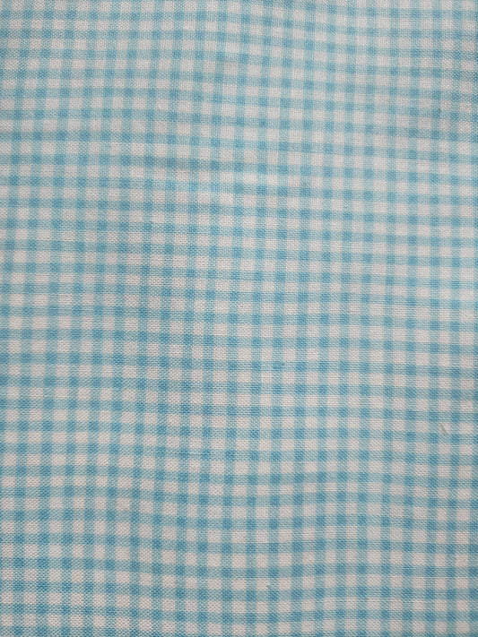 Makower Gingham Blue