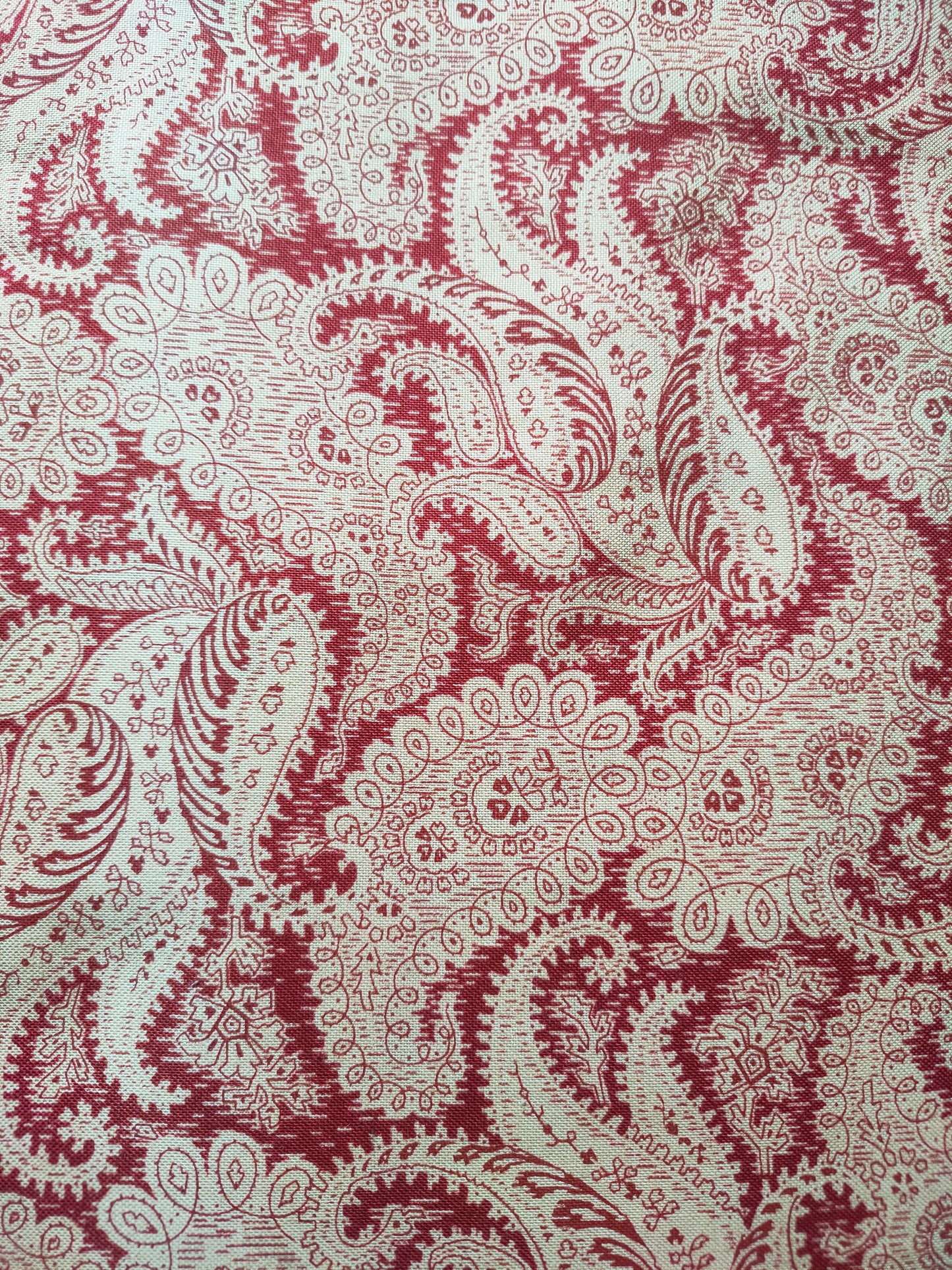 Andover Fabrics Paisley Red