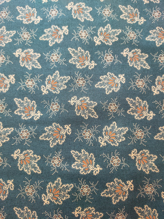 Andover Fabrics Large Leaf Blue