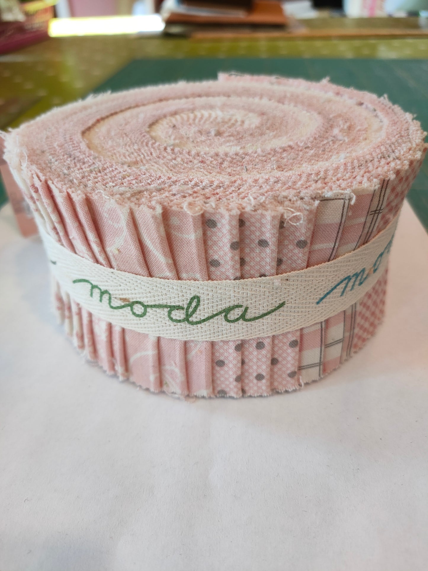 Moda Jelly Roll Puttin' On The Ritz Pink by Bunny Hill Designs