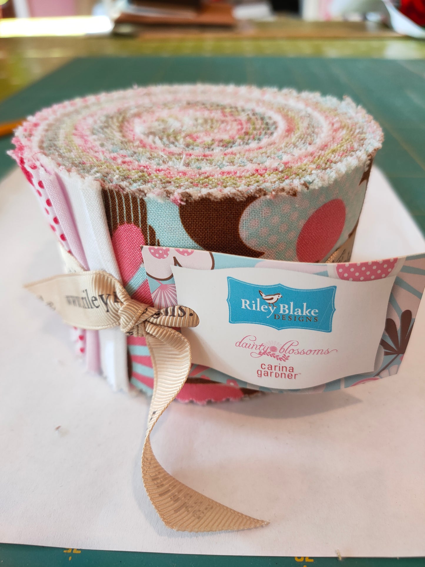 Riley Blake Jelly Roll Dainty Blossoms by Carina Gardner