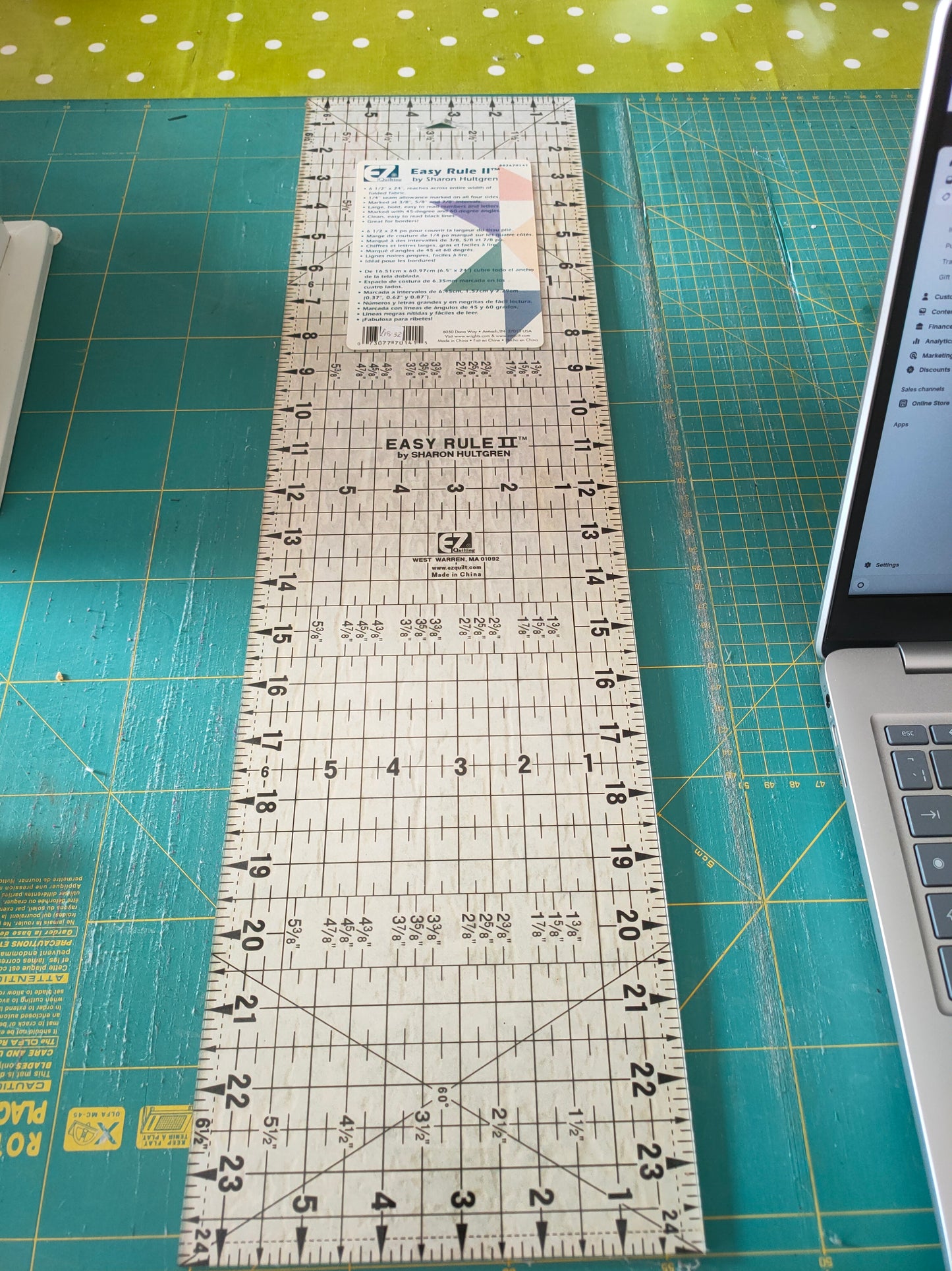 Quilting Ruler Easy Ruler II