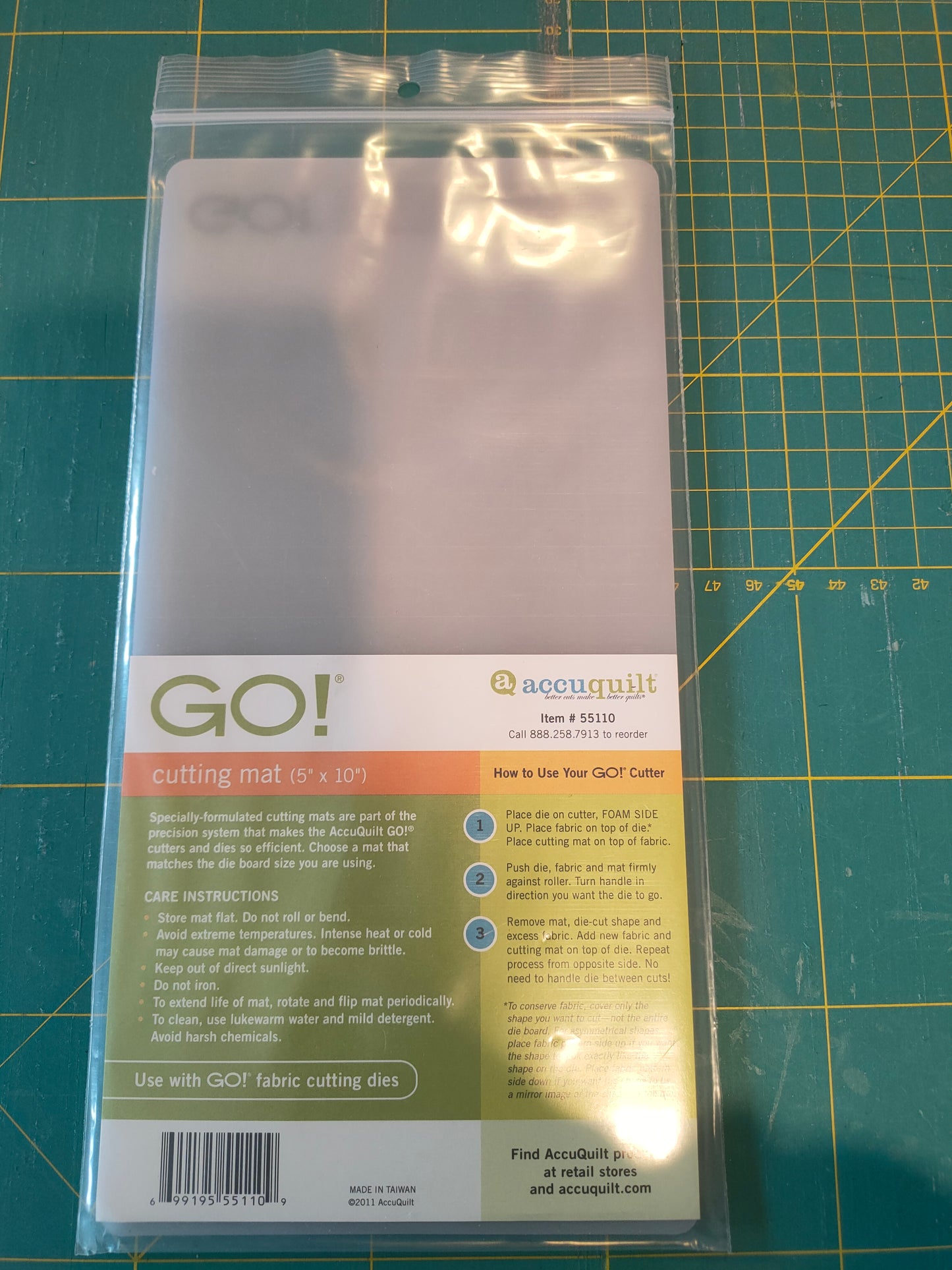 Accuquilt Go! 5" x 10" cutting mat